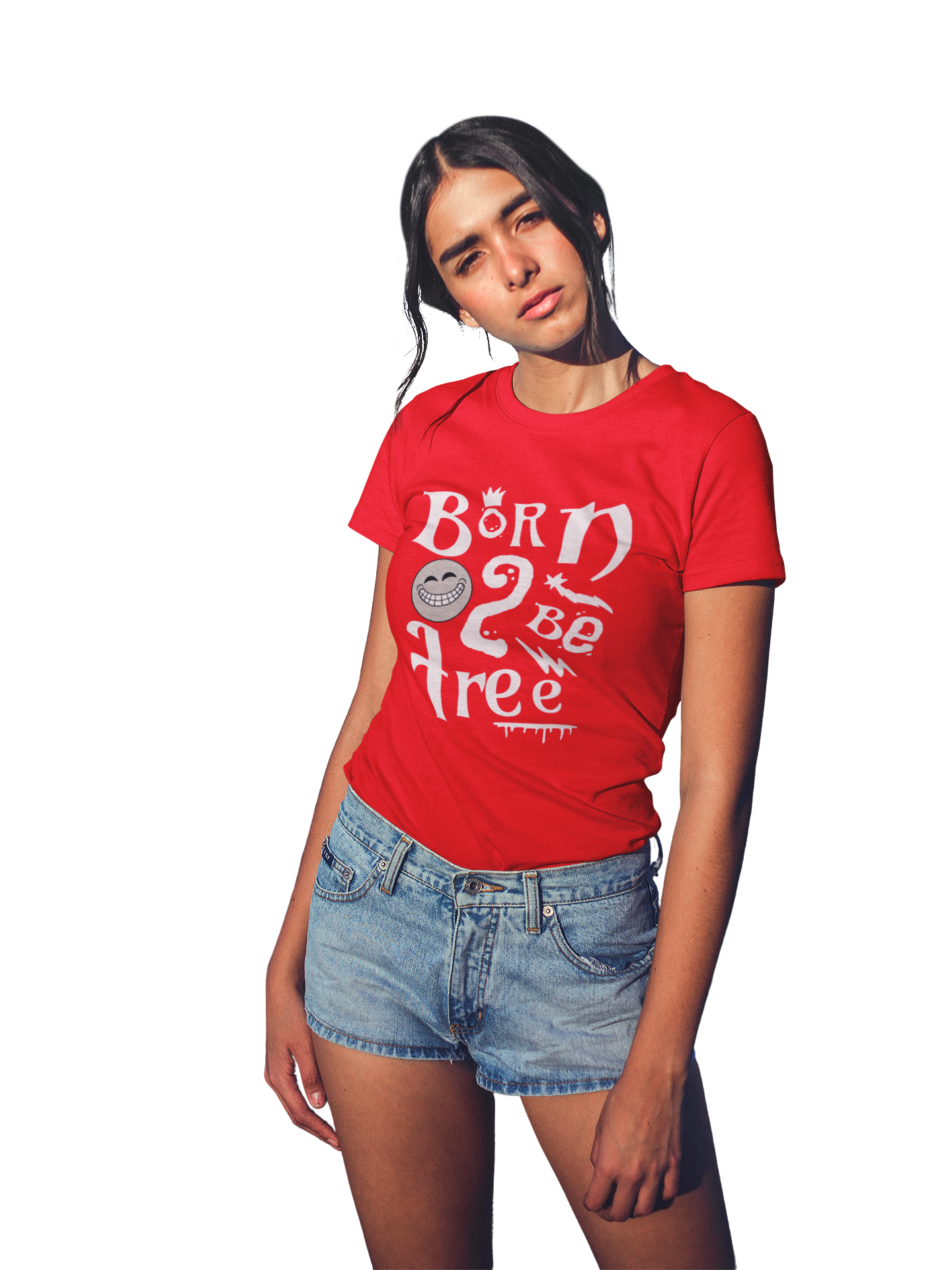 Born To Be Free Women t-shirt