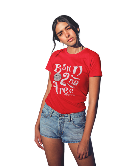 Born To Be Free Women t-shirt