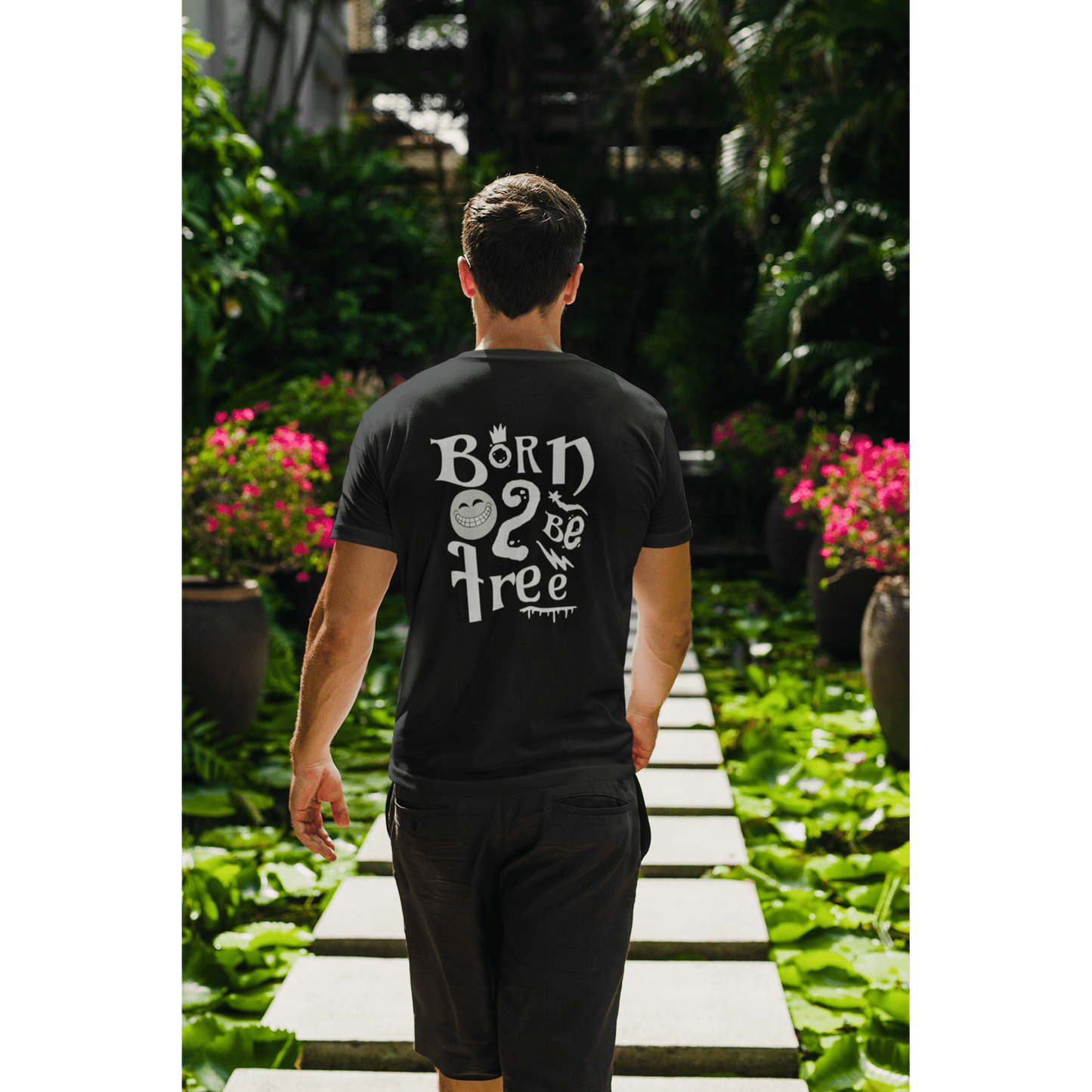 Born To Be Free Men t-shirt