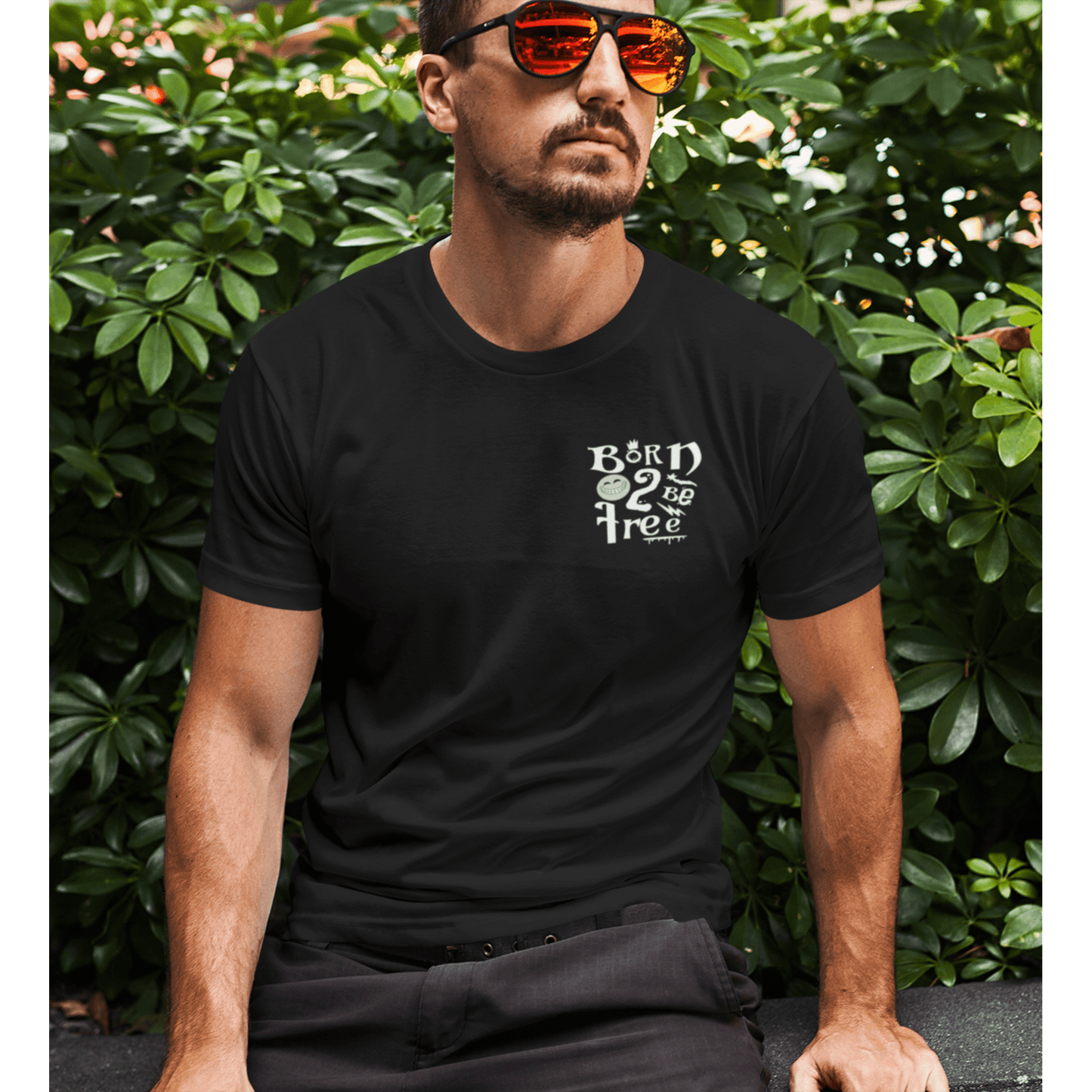 Born To Be Free Men t-shirt