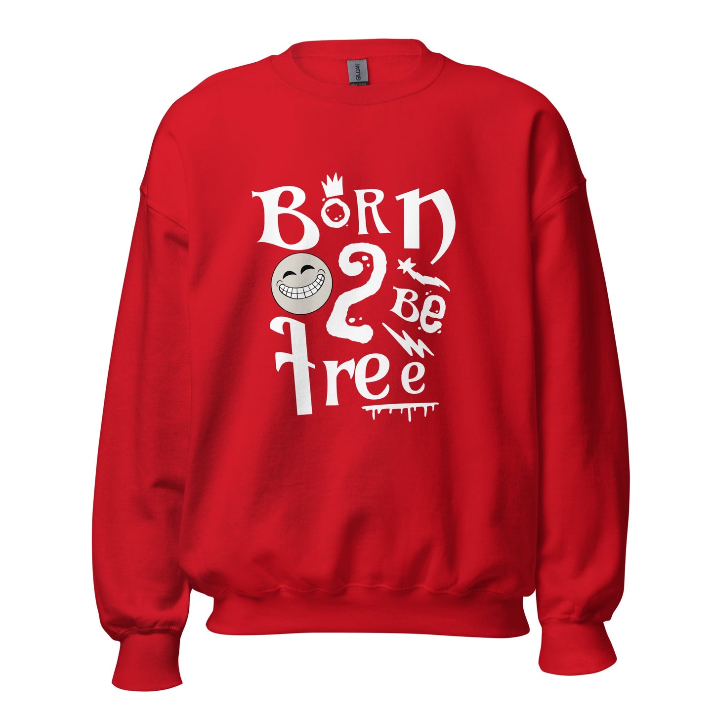 Born To Be Free Sweatshirt - Fashion Uniko--